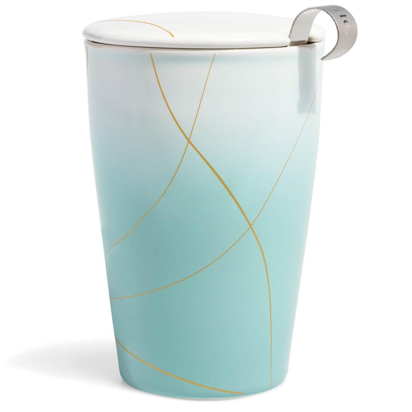 Double-layer ceramic tea cup, detachable stainless steel filter basket and lid. It can brew 12 ounces of loose tea leaves. It can be used in the dishwasher and microwave oven. It is a gift for mothers and an ideal choice when enjoying cherry blossoms.