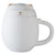 Cat Tea Cup (with filter and lid) - 13.5 oz ceramic cup - A suitable gift for cat lovers to give to friends and family. (Black)