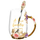 Gifts for Mother's Day - Women - Mother's Day Love Story Gift - Glass Coffee Glazed Mugs - Best Birthday and Valentine's Day Gifts - For Her Girlfriend - Wife - From Daughter or Son - Tea Cups - Contents of Christmas Stockings