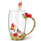 Gifts for Mother's Day - Women - Mother's Day Love Story Gift - Glass Coffee Glazed Mugs - Best Birthday and Valentine's Day Gifts - For Her Girlfriend - Wife - From Daughter or Son - Tea Cups - Contents of Christmas Stockings
