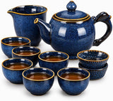 9-Piece Chinese Tea Set ，Gongfu Tea Sets For Adults，Japanese Teas Set Gift Boxed Sets Perfect