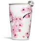 Double-layer ceramic tea cup, detachable stainless steel filter basket and lid. It can brew 12 ounces of loose tea leaves. It can be used in the dishwasher and microwave oven. It is a gift for mothers and an ideal choice when enjoying cherry blossoms.