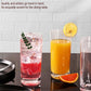 Drinking Water Glasses Set, Lead-Free Crystal Highball Glass, Tall Glass Cups for Cocktail Parties,Clear set of 6,16oz
