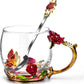 Gifts for Mother's Day - Women - Mother's Day Love Story Gift - Glass Coffee Glazed Mugs - Best Birthday and Valentine's Day Gifts - For Her Girlfriend - Wife - From Daughter or Son - Tea Cups - Contents of Christmas Stockings