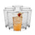 Heavy Base Drinking Glasses Set of 8, 15.5 Oz Elegant, Weighted Clear Water Glasses, Dishwasher Safe Glass Cups Set for Parties, Birthdays