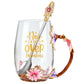 Gifts for Mother's Day - Women - Mother's Day Love Story Gift - Glass Coffee Glazed Mugs - Best Birthday and Valentine's Day Gifts - For Her Girlfriend - Wife - From Daughter or Son - Tea Cups - Contents of Christmas Stockings