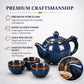 9-Piece Chinese Tea Set ，Gongfu Tea Sets For Adults，Japanese Teas Set Gift Boxed Sets Perfect