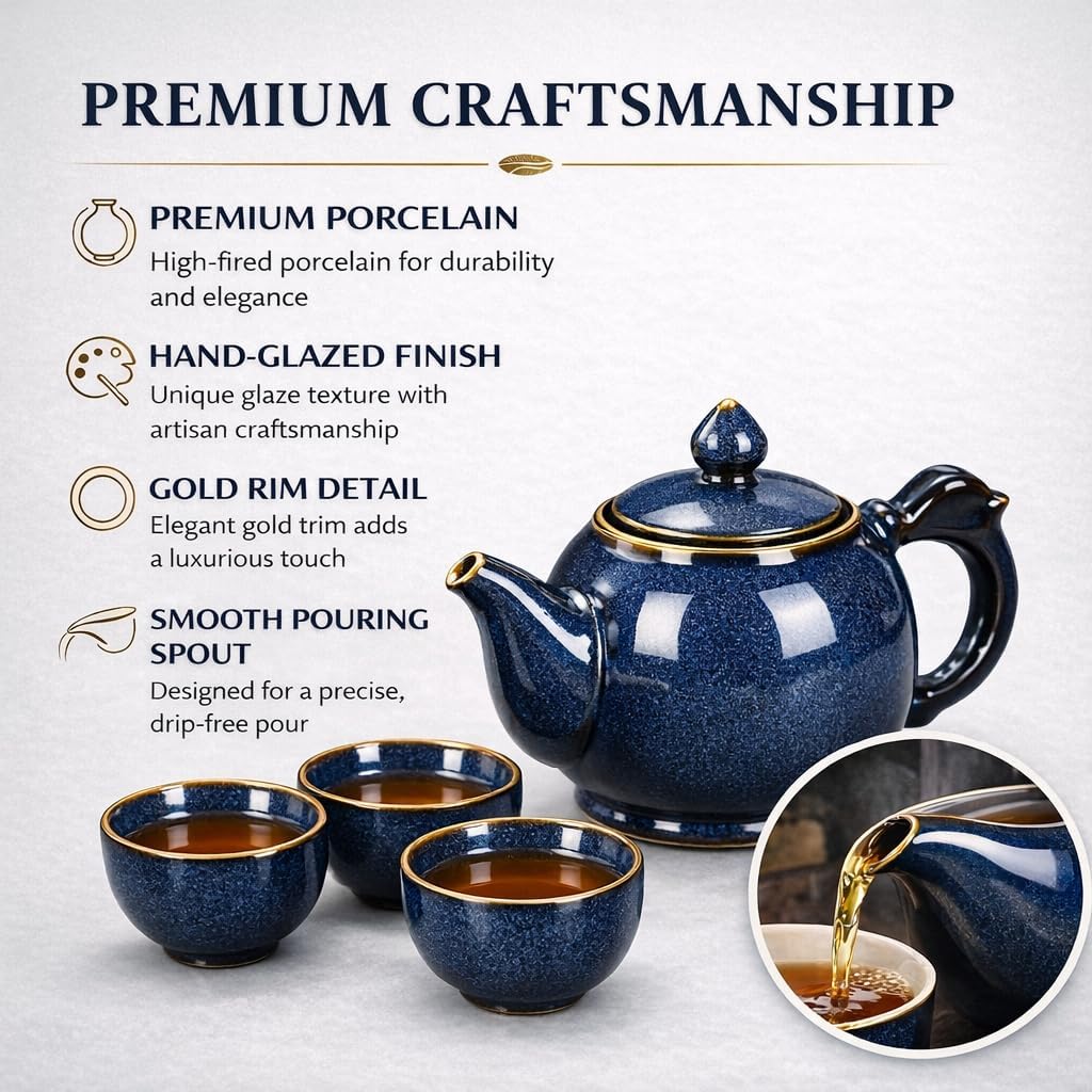 9-Piece Chinese Tea Set ，Gongfu Tea Sets For Adults，Japanese Teas Set Gift Boxed Sets Perfect