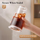 20oz Glass Tumblers with Straws and Lids, Ribbed Iced Coffee Cups Leak-proof, Dishwasher Safe, Thickened Glass Cups with Lids Ideal for Coffee and Travel, Clear, 4 Pack