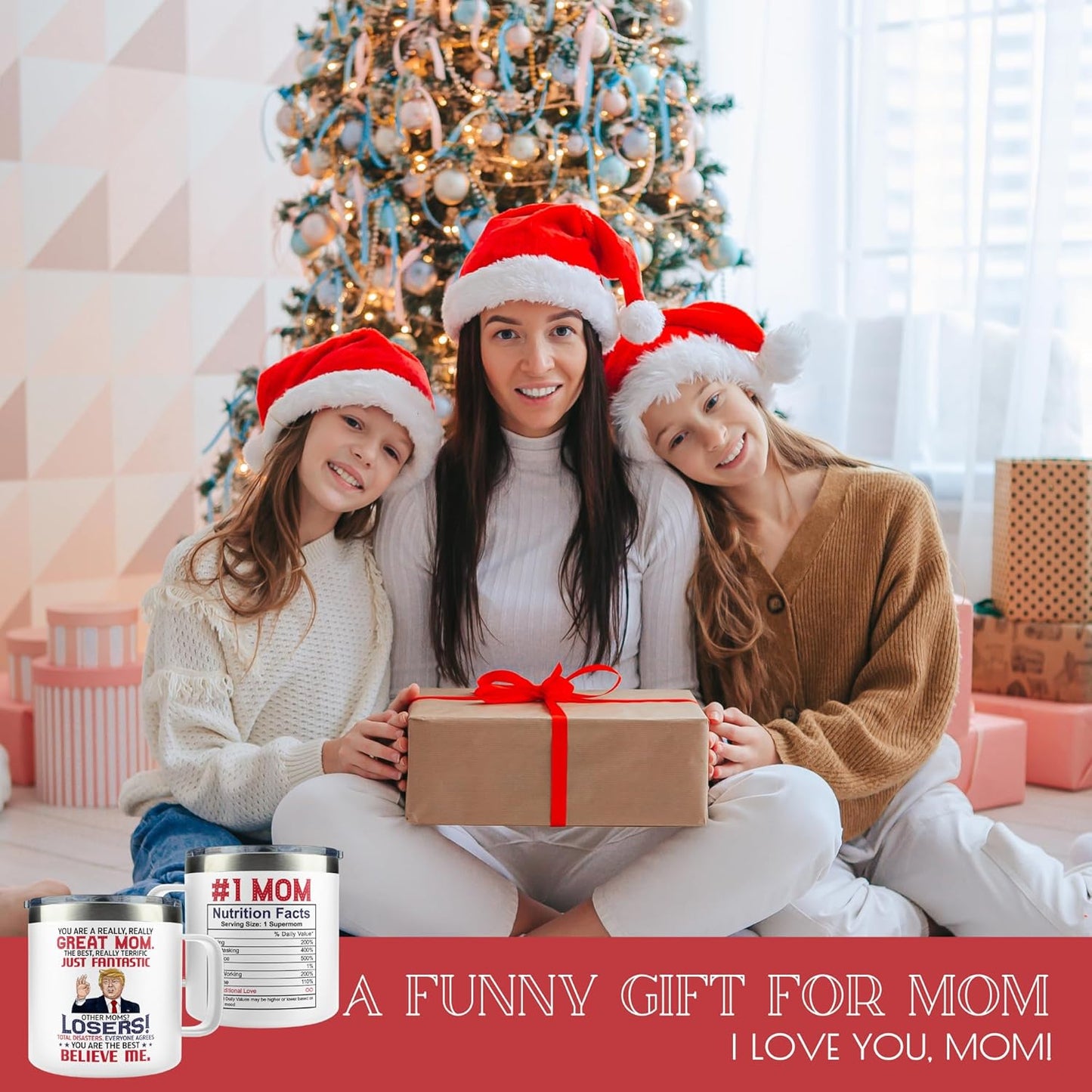 Gifts for Mom from Daughter Son - Mothers Day Gifts for Mom Wife - Birthday, Valentines, Mother's Day, Christmas Gift Ideas for Moms - Gift for Mama, Moms, Mother - 14 Oz White Coffee Mug